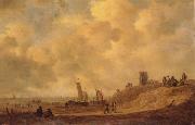 Jan josephsz van goyen The Coast at Egmodn an Zee oil painting reproduction